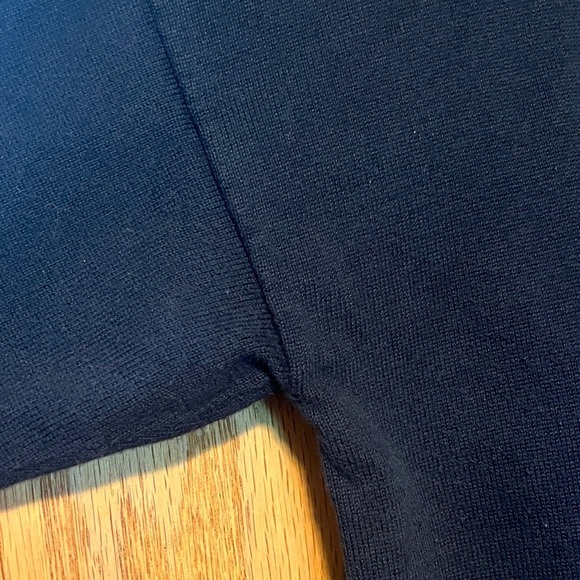 Lands' End Navy Crew Neck Sweater - Picture 5 of 12